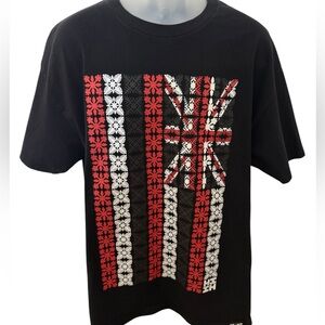 Hawaii's Finest Mei Line 2018 Hawaiian Flag Tee Shirt Men XL